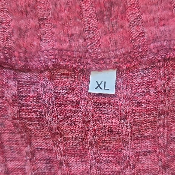 Cozy Ribbed Knit Sweater - Berry - Picture 2 of 6